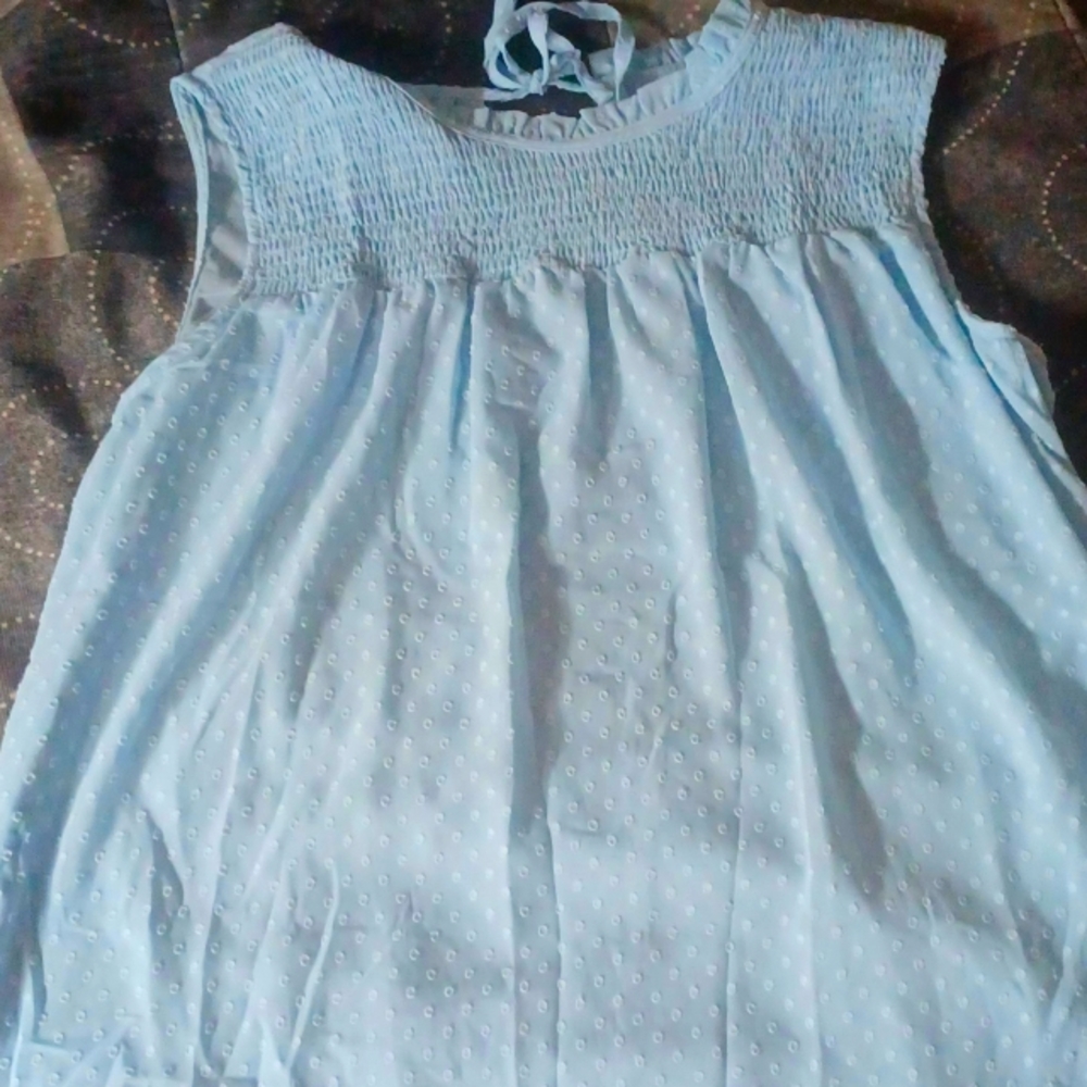 Dressy tank blouse
